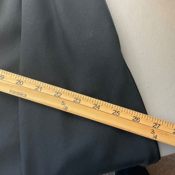 Vintage Rafaella M Made Italy Black Wool A-Line Full Midi Skirt Preppy Old Money - Picture 10 of 12